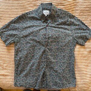 Mens Small (US size) Peter Worth Short Sleeve Floral Shirt